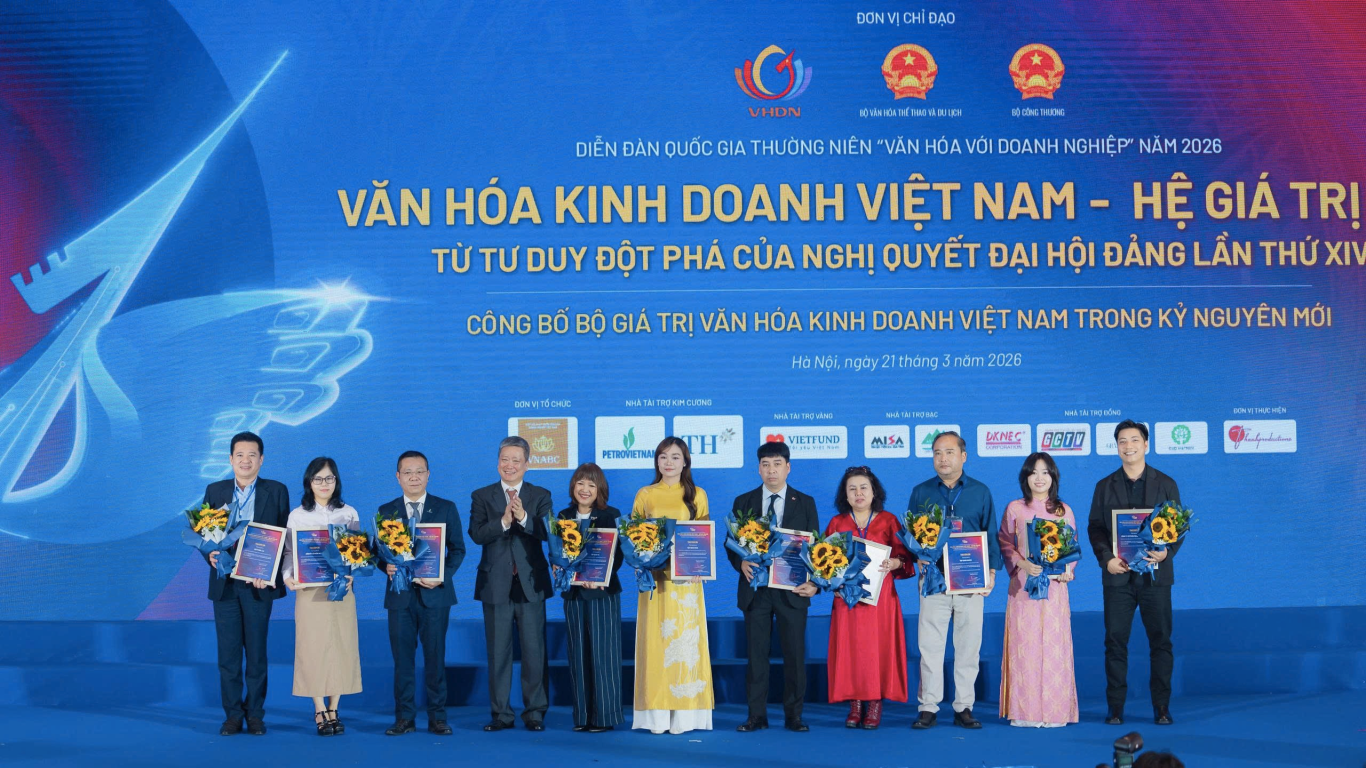 Tập đoàn TH - Nhà tài trợ Kim cương Diễn đàn Quốc gia thường niên “Văn hóa với Doanh nghiệp” năm 2026